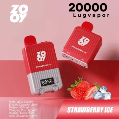 Zooy Lugvapor 20000 Puff Korvattavissa oleva esitäytetty Pod Vape