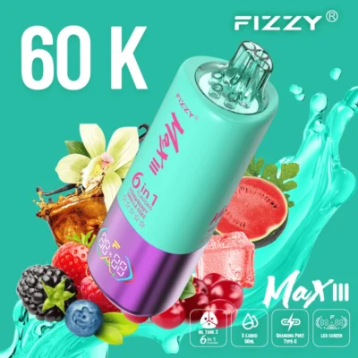 Fizzy Max III 60000 Puff Disposable Vape Pen